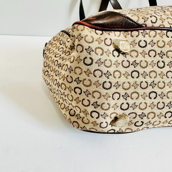 AUTHENTIC CELINE MONOGRAM TOTE BAG VINTAGE CE00/22 MADE IN ITALY - Picture 11 of 16
